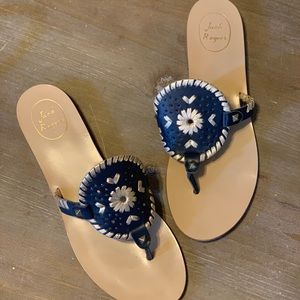 Navy and Platinum Jack Rogers